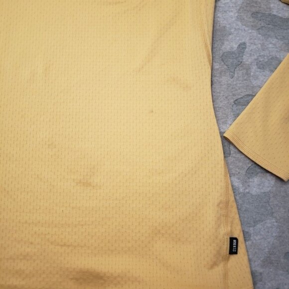 REI Co-op Top Womens Medium Yellow Pullover Long Sleeve Outdoors Hiking Camp - Picture 5 of 6